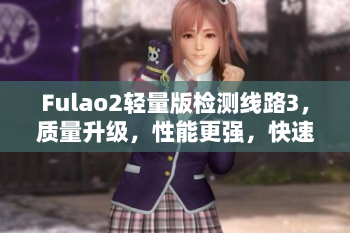 Fulao2轻量版检测线路3，质量升级，性能更强，快速、稳定，受好评，值得购买