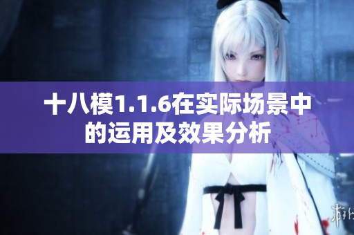 十八模1.1.6在实际场景中的运用及效果分析