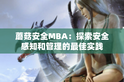 蘑菇安全MBA：探索安全感知和管理的最佳实践
