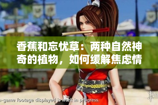 香蕉和忘忧草：两种自然神奇的植物，如何缓解焦虑情绪？