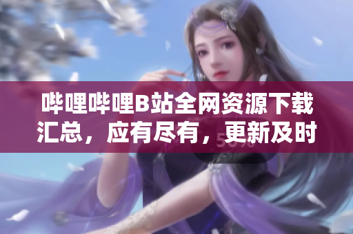 哔哩哔哩B站全网资源下载汇总，应有尽有，更新及时