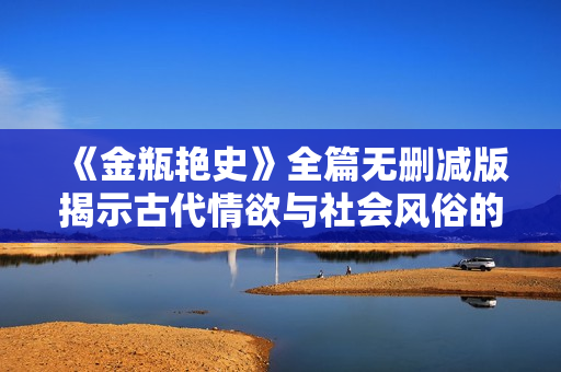 《金瓶艳史》全篇无删减版揭示古代情欲与社会风俗的真实面貌